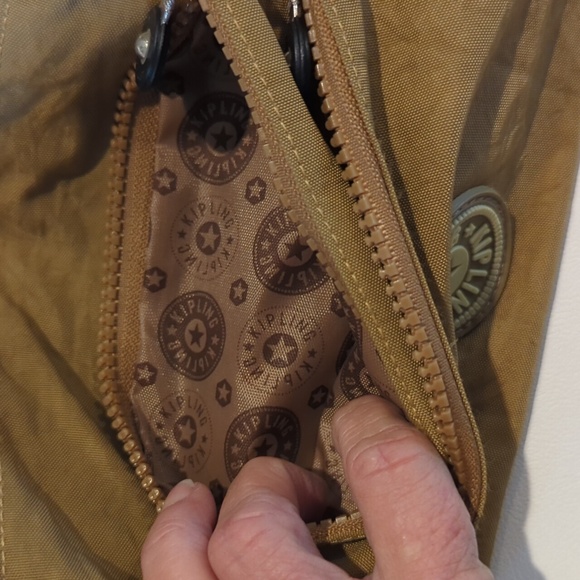 Kipling Camel brown shoulder bag - Picture 5 of 10